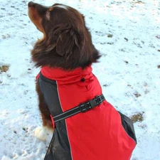 NEW Dog Coat   Alpine All-Weather by Doggie Design - Red and Black  XS-5XL
