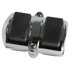 Schalthebel-Abdeckung - Chrom & Gummi - Yamaha XVS 650 Drag Star