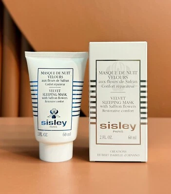 Sisley 60ml Velvet sleeping Mask with Saffron flowers Restorative comfort Mask