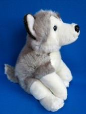 SIBERIAN HUSKY ALASKAN MALAMUTE 12" soft toy PUPPY DOG plush KEEL JARVI LAPLAND