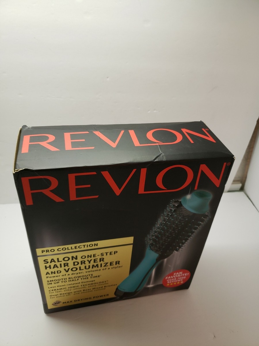 Revlon One-Step Hair Dryer And Volumizer Hot Air Brush Mint New In Box Revlon One-Step Ceramic Hair Dryer & Volumizer Hot Air Brush  main image 2
