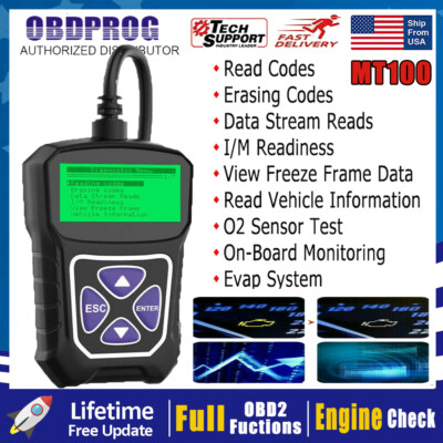 Car Code Reader Check Engine Fault OBD2 Scanner Automotive Diagnostic Scan Tool 