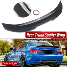 PSM Style HighKick Rear Trunk Spoiler Carbon Look For BMW E92 Coupe 328i 335i M3