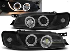 Paar Scheinwerfer Subaru Impreza 1993 bis 2000 Angel eyes schwarz