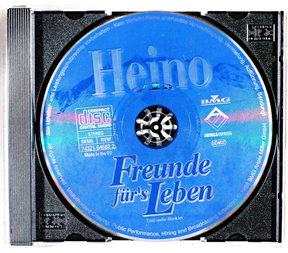 Friends Für's Leben de Heino (CD, 1999) Foto 2 de 3