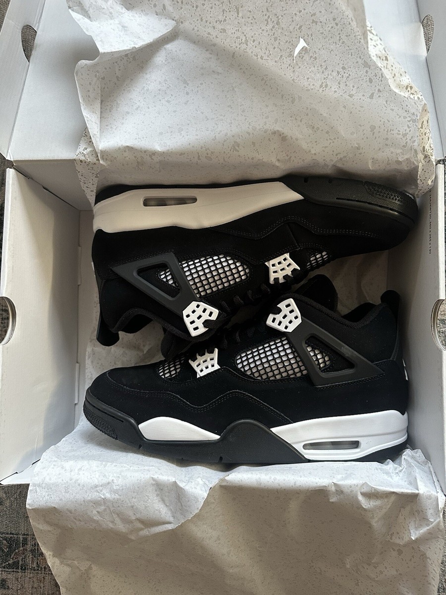 Nike Air Jordan 4 IV Retro White Thunder Yellow Red FQ8138-001