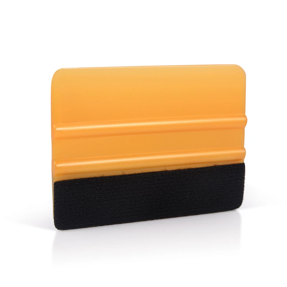 5 - 200 Pcs Gold Squeegee Felt Flexible Plastic Car Tint Tools Decals Vinyl Wrap - Image 4 of 4