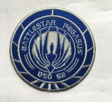 Battlestar Galactica BSG-62 Pegasus 3" Uniform High Quality Patch Iorn On Sew