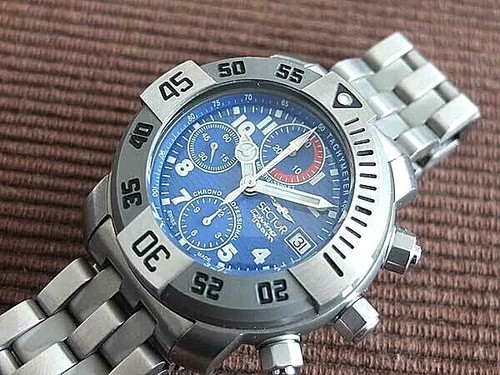 Sector 1000m Diver Cronografo Titanio Automatico a Carica Orologio da Uomo  | eBay
