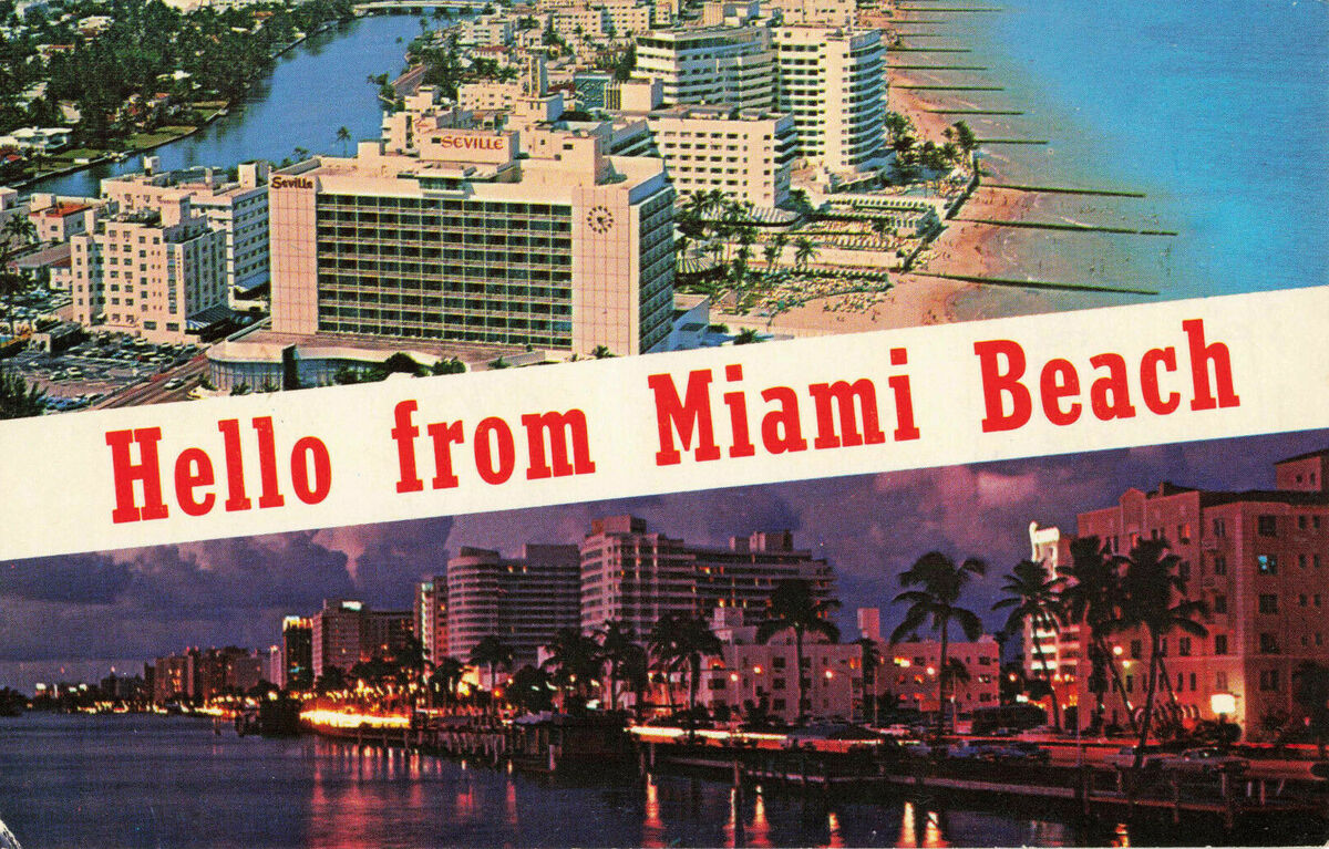 Postcard - Hello from Miami Beach, Florida