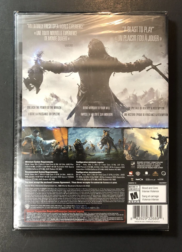 Middle-earth [ Shadow of Mordor ] (PC / DVD-ROM) NEW - Image 2 of 4
