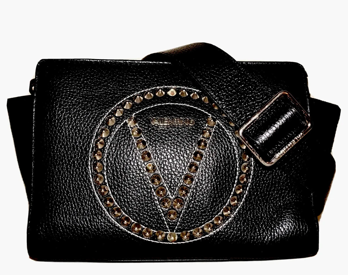 Valentino black studded purse sale