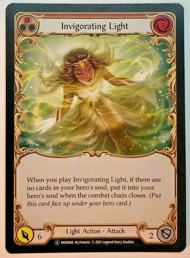 Flesh And Blood Monarch Invigorating Light (Red) MON066 Unlimited NM/M