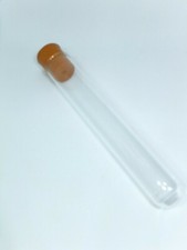 Round Glass Test Tube With Wooden Cork (All Sizes