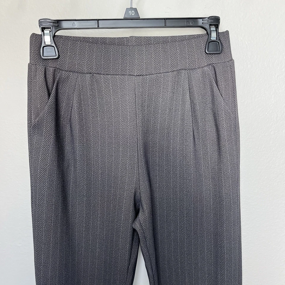 Leggings de Invierno Gris Chevron Pin Rayas Rn# 141401 Talla S/M Foto 3 de 4