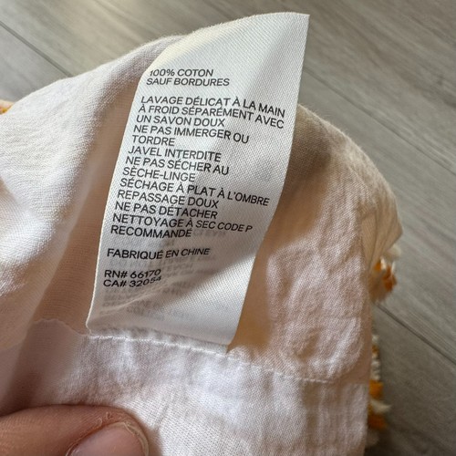 Zimmerman Kids Anneke Flounce Print cotton skirt in Marigold Stripe sz 4 - Picture 7 of 10