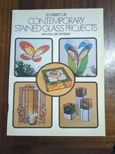 Ed Sibbet Jr. Contemporary Stained Glass Projects Full Size Patterns 