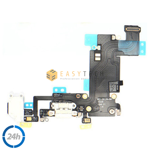 CONNETTORE DI RICARICA Per Apple iPhone 6s Plus Dock Microfono Antenna Bianco - Foto 1 di 1