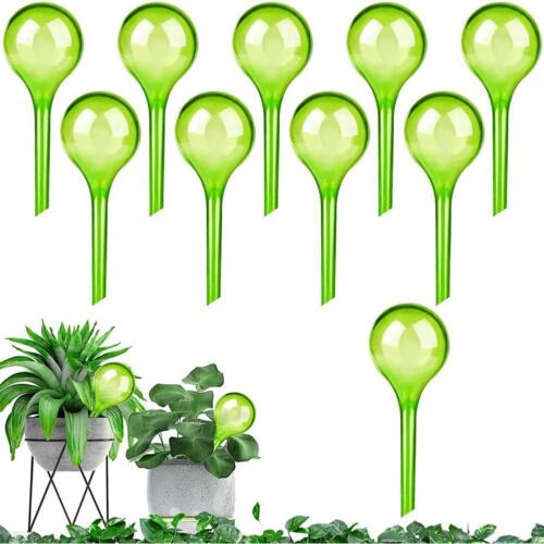10Pcs Automatic Plant Water Feeder Self-Watering Bulbs Drip Irrigation Garden - Picture 2 of 13