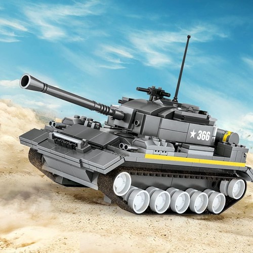Army Tank Building Block Set - 340Pcs Armed Forces Toy - Picture 2 of 3
