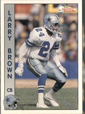 Larry Brown 1992 Pacific Dallas Cowboys #64