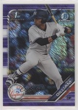 2019 Bowman Chrome Prospects Purple Shimmer Refractor Isiah Gilliam 00jz