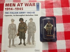 Del Prado Men at War. Caporale 1st Bersaglieri Battalion. Italy 1944 And Booklet