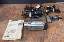 Sony Handycam DCR-DVD505 Silver DVD Camcorder 40x Zoom Free Shipping