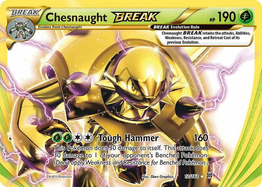 Chesnaught BREAK (12/162) Ultra Rare Full Art NM Near Mint | XY BREAKthrough