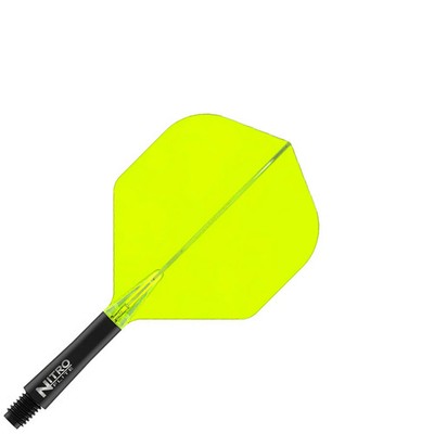 Red Dragon Nitro Flite Integrated Flight & Shaft System No2 Short Black & Yellow