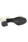Roger Vivier Womens Block Heel Floral Laser Cut Ankle Strap Sandals White 39 — photo 4