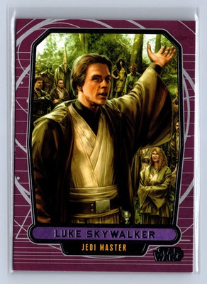 2013 Topps Star Wars Galactic Files Luke Skywalker Jedi Master #568