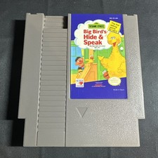 Sesame Street: Big Bird's Hide & Speak (Nintendo Entertainment System, 1990) NES