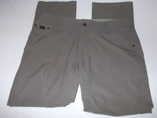 KUHL Pants Mens 36x32 Beige SILENCR Cargo Hiking Nylon Outdoors Ripstop