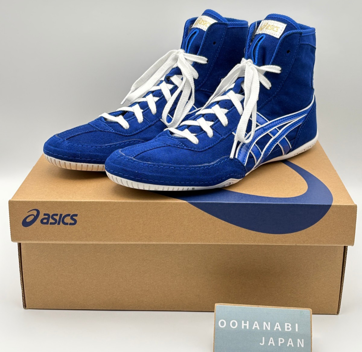 ASICS 1083A001 EX-EO Boxing Wrestling Shoes TWR900 Successor Blue Blue White NEW