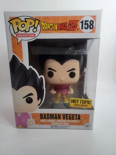 Funko Pop! Vinyl: Dragon Ball Badman Vegeta Hot Topic (Exclusive) #158 Vaulted