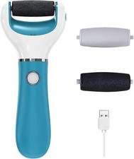 Electric Foot File Callus Remover Professional, 2-Speed Rechargeable Blue