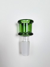 14mm Green Party Bowl Cylindrical Glass Screen Premium Slide Bong Water Pipe