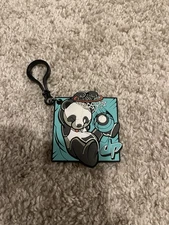 Dude Perfect Panda Doing A Slam Dunk Keychain 