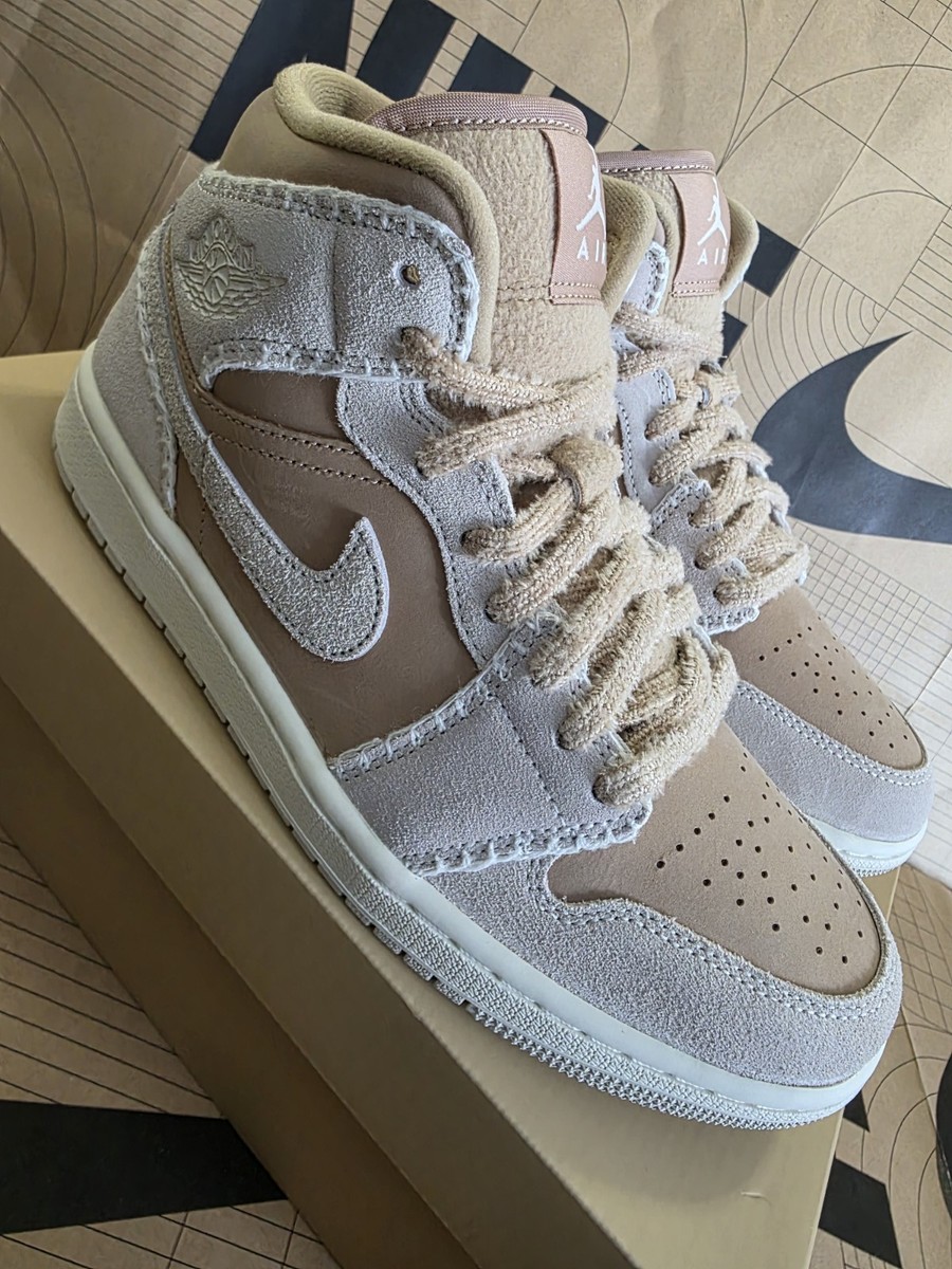Nike Air Jordan 1 Mid SE Cozy Girl HV4269-200 Women's Size 9 | eBay