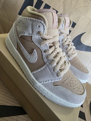 Nike Air Jordan 1 Mid SE Cozy Girl HV4269-200 Women's Size 9.5 | eBay