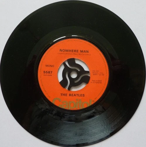 Beatles Nowhere Man 7" Capitol 5587 EX 1970s US pressing