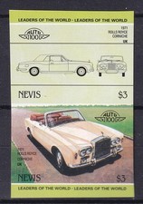 🦬Timbre de NEVIS - Indép. de St Christophe- Luxe **- 3 $ Automobile - 1983🦬