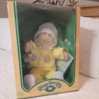 Cabbage Patch Kids 1983  Boy Bald "Lee Zebedee"  BlueEyes In Box W/ Certificate