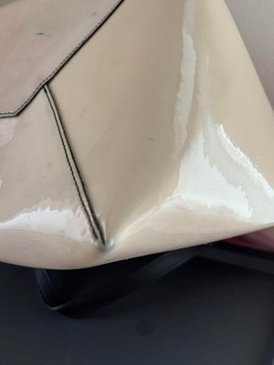 完売 アクネ Acne Studios リップ柄 PVC 2WAYバッグ 大 Acne studios Baker Lip Print 2way Tote Bag Shoulder Bag PVC Logo