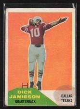 1960 Fleer #5 Dick Jamieson - VG Set Break! RC