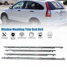 Chrome Weatherstrip Window Moulding Trim Seal Belt Fits Honda CR-V CRV 2007-2011