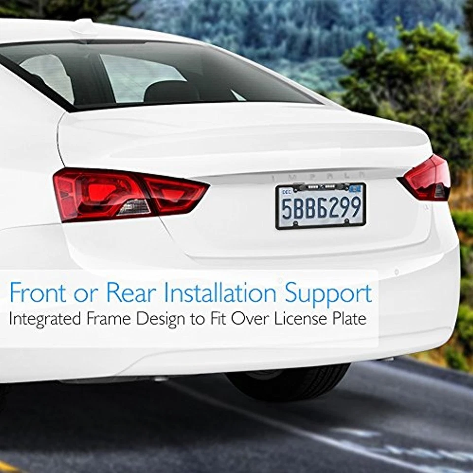 Pyle PLCM29MS Waterproof IP-67 License Plate Rear View Backup Camera - Image 3 of 4