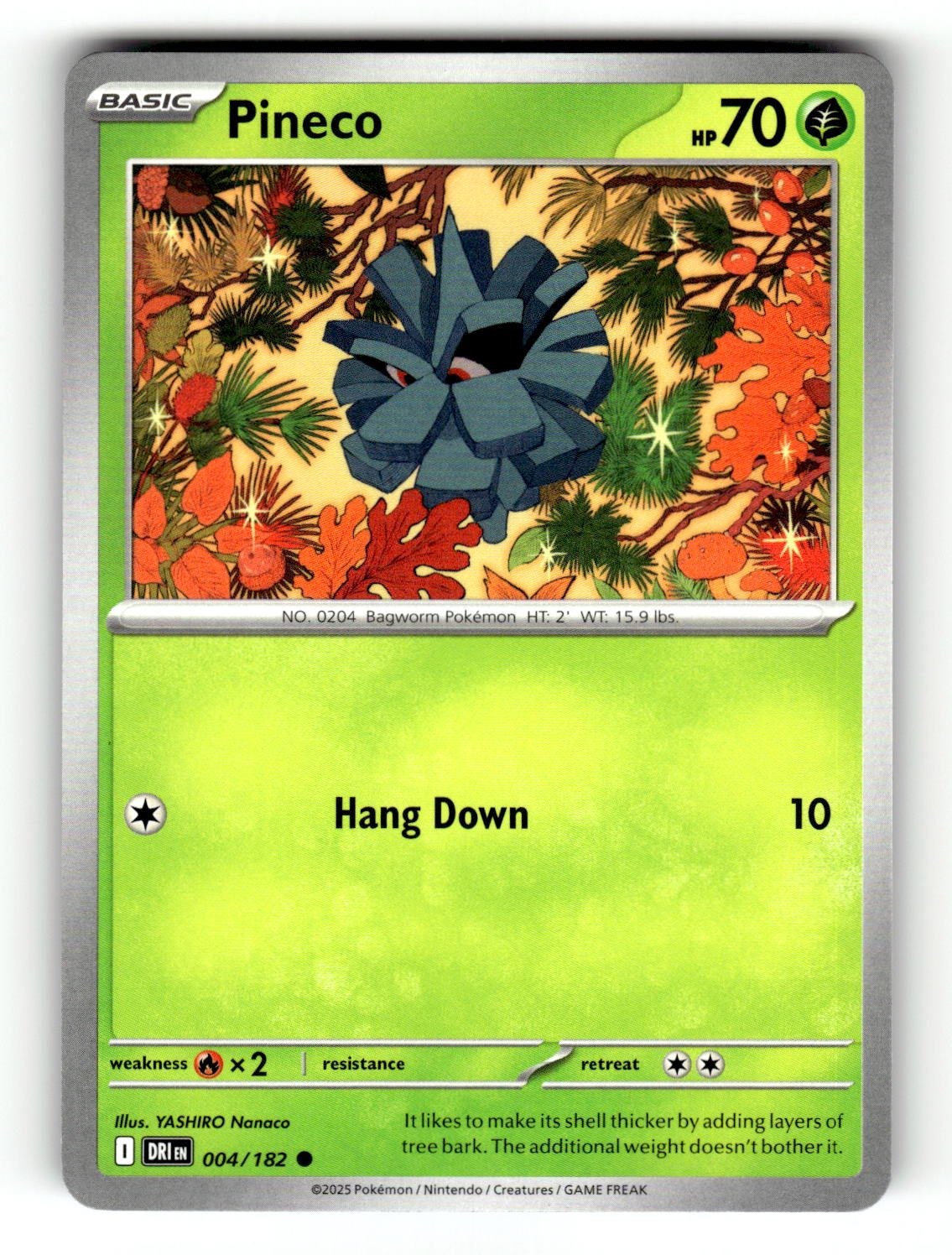Pineco [DRI - 004/182] NM - Pokemon