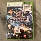Dynasty Warriors Gundam 3 Microsoft Xbox 360 CIB. Tested